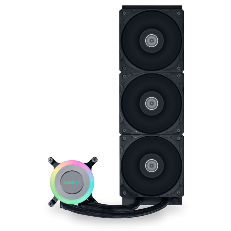 Lian Li GA II Lite Performance AIO vannkjøling 360 mm svart detalj