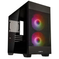 Lian Li LANCOOL 205M Mesh kabinett Micro-ATX herdet glass svart forfra