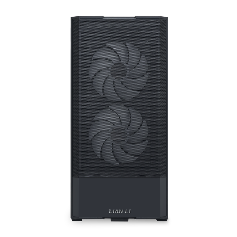 Montert Lian Li LANCOOL 207 kabinett midtårn ATX herdet glass svart