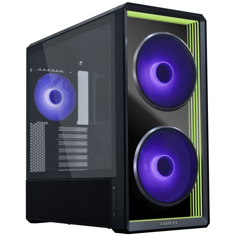 Lian Li LANCOOL 217 INF kabinett front med RGB og herdet glass