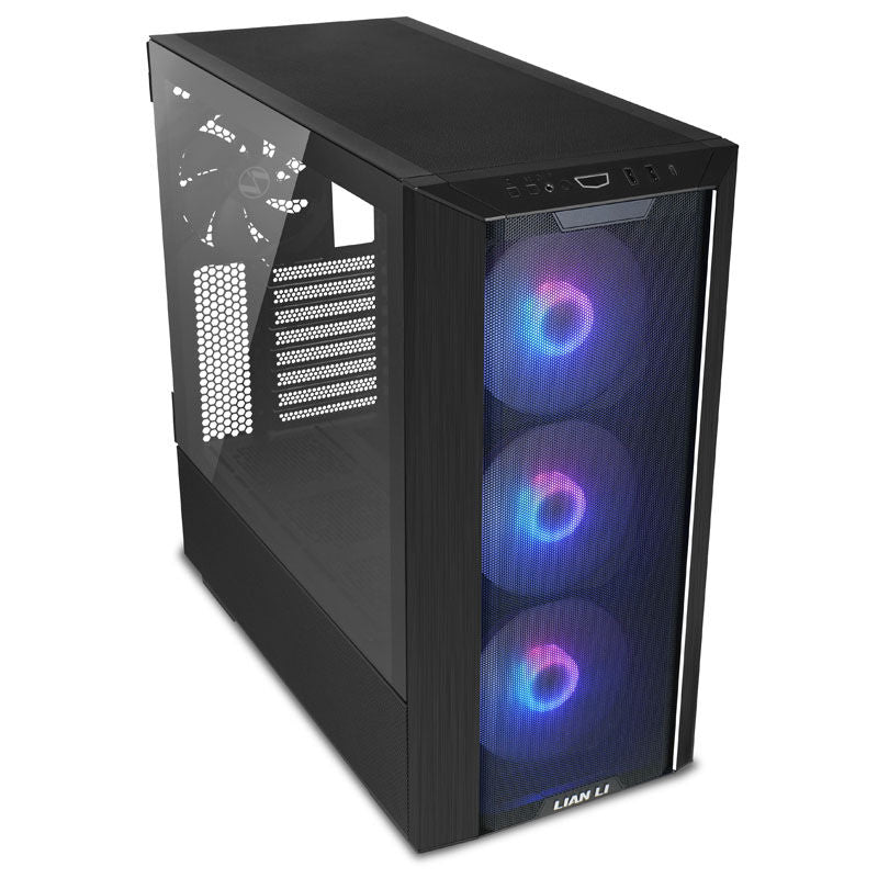 Lian Li LANCOOL III kabinett bakside med ventilasjon