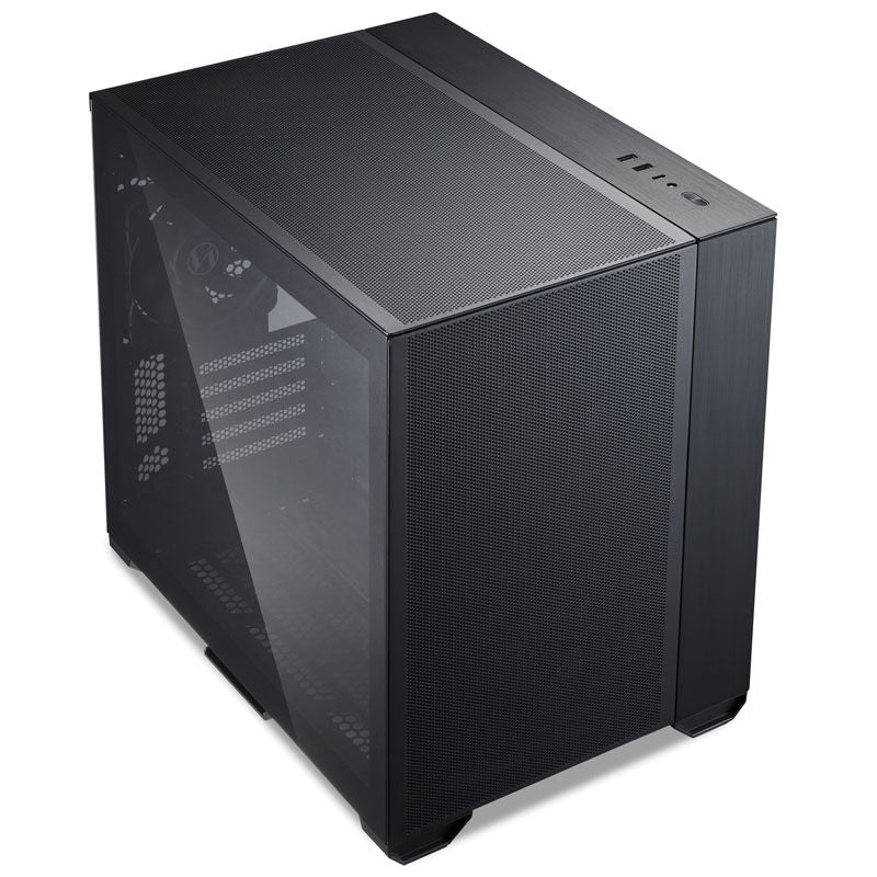 Lian Li O11 Air Mini kabinett bakside med ventilasjonsåpninger