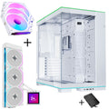 Lian Li O11 Dynamic EVO RGB kabinett hvit forfra