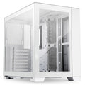 Lian Li O11 Dynamic Mini Snow Edition kabinett midtårn hvit forfra