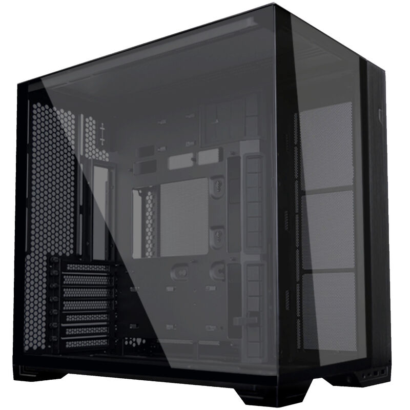 Lian Li O11 Vision Compact kabinett midtårn E-ATX herdet glass svart bakside