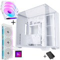 Lian Li O11 Vision Compact kabinett hvit forfra