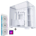 Lian Li O11 Vision Compact kabinett bundle HydroShift II 360 AiO svart forfra