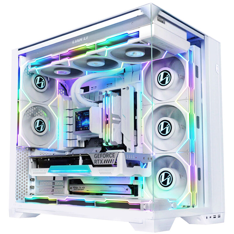 Detalj av Lian Li O11 Vision Compact kabinett bundle HydroShift II 360 AiO svart
