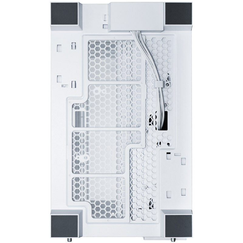 Lian Li O11D EVO RGB + TRYX PANORAMA ARGB AIO vannkjøling 360 mm hvit oversikt over kabinett