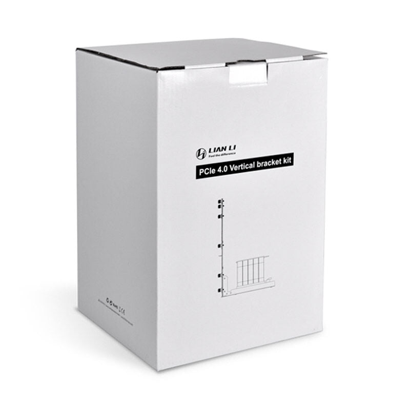 Nærbilde av Lian Li O11DMINI-1W-4 riserkabel PCIe 4.0 hvit
