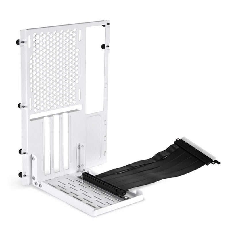 Lian Li O11DMINI-1W-4 riserkabel og PCI-blende forfra