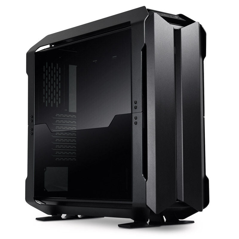Lian Li Odyssey X kabinett fulltårn E-ATX herdet glass sølv forfra