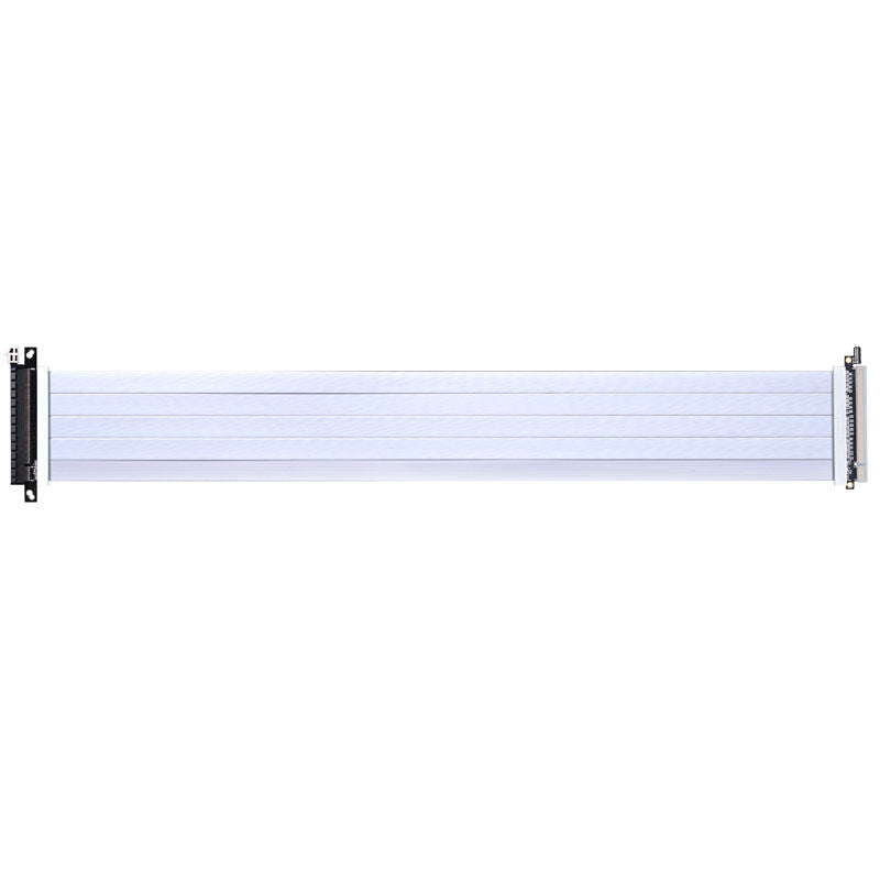 Lian Li PW-PCI-4-60W PCIe 4.0 riserkabel 60 cm hvit forfra