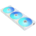 Lian Li UNI FAN AL120 V2 ARGB PWM vifte 3-pakk forfra hvit