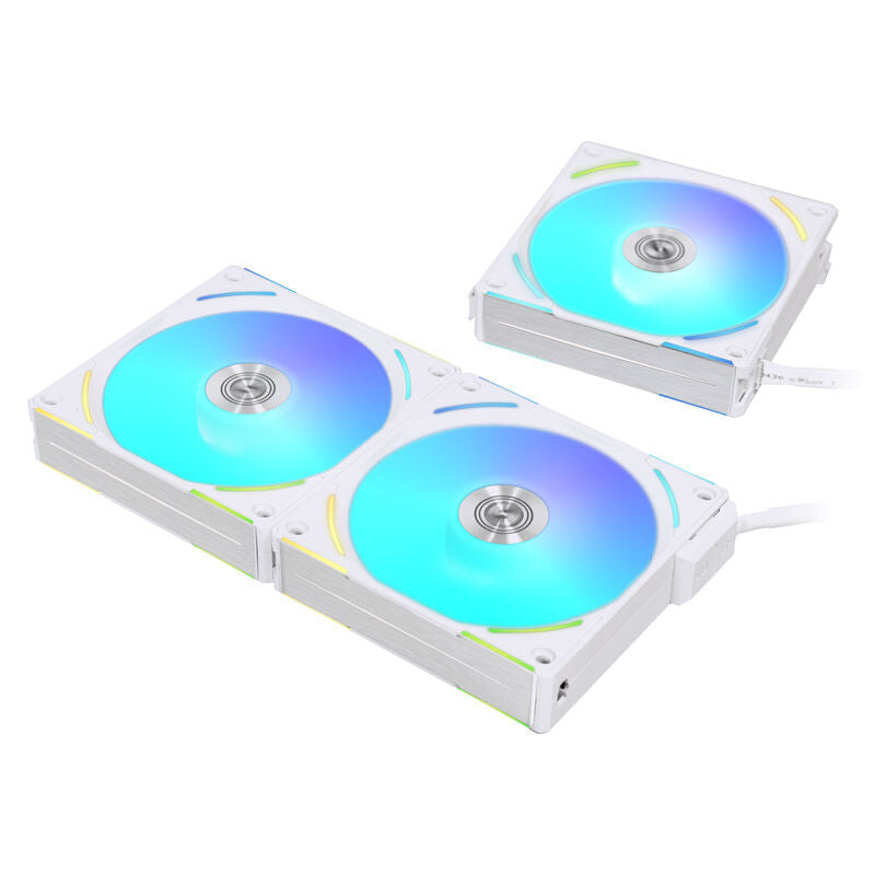 Lian Li UNI FAN AL120 V2 ARGB PWM vifte 3-pakk ARGB lys hvit
