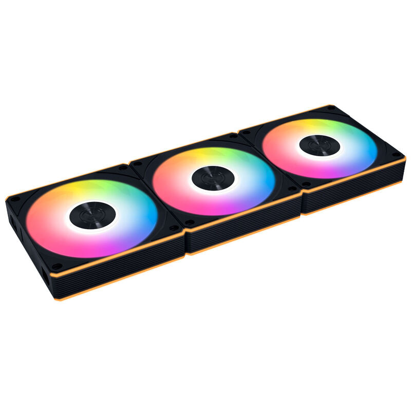 Lian Li UNI FAN CL Wireless vifte 3-pack 120 mm svart forfra