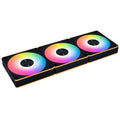 Lian Li UNI FAN CL Wireless vifte 3-pack 120 mm svart forfra