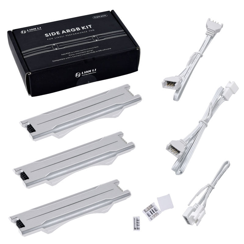 Lian Li UNI FAN P28 Side ARGB Strip 3-pakning svart - Lian Li