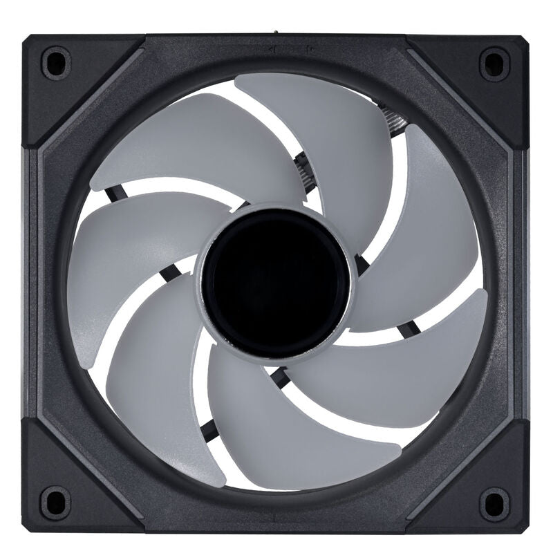 Detalj av Lian Li UNI FAN SL-INF 120 ARGB PWM vifte