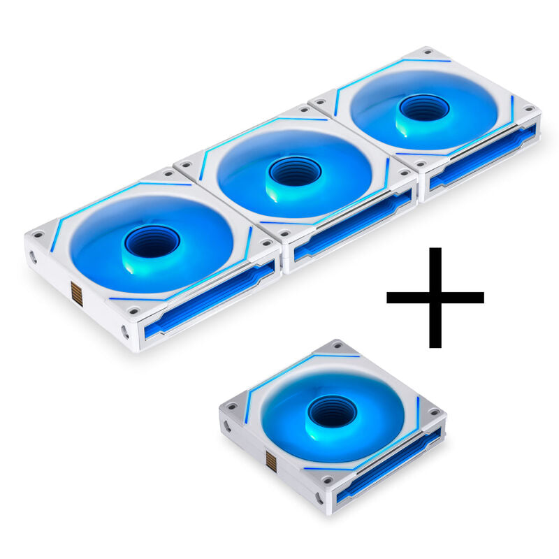 Lian Li UNI FAN SL-INF 120 ARGB PWM vifte hvit forfra