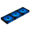 Lian Li UNI FAN SL-INF 120 ARGB Reverse Blade PWM vifte 3-pack svart forfra