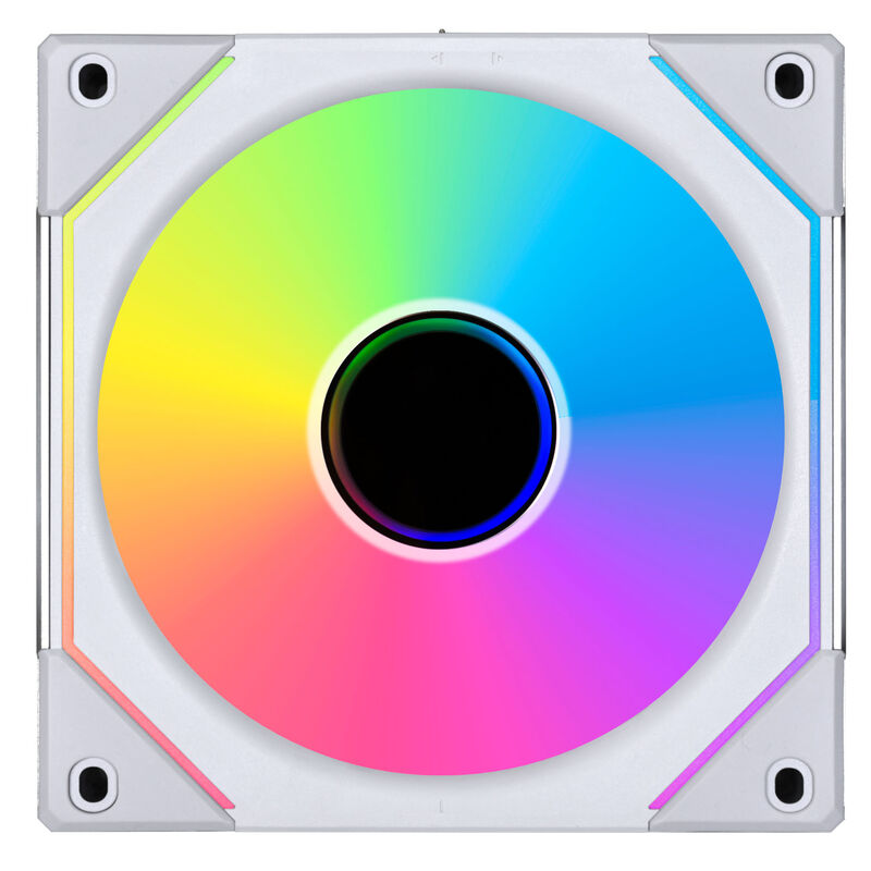 Detalj av Lian Li UNI FAN SL-INF 120 ARGB vifte 4-pakk
