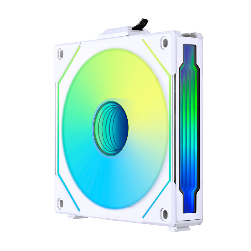 Lian Li UNI FAN SL-INF 120 Reverse Blade ARGB PWM vifte 3-pakning hvit bakside