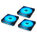 Lian Li UNI FAN SL-INF 140 Reverse Blade ARGB PWM vifte 3-pakning svart forfra