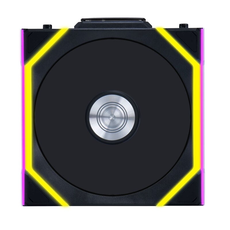 Lian Li UNI FAN SL Wireless ARGB PWM vifte 120 mm hvit forfra