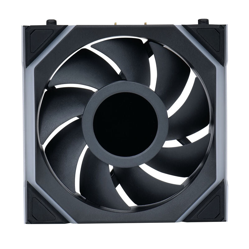 Montert Lian Li UNI FAN SL Wireless LCD vifte 120 mm ARGB PWM hvit i PC