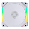 Lian Li UNI FAN SL120 V2 ARGB Reverse Blade PWM vifte 120 mm hvit forfra