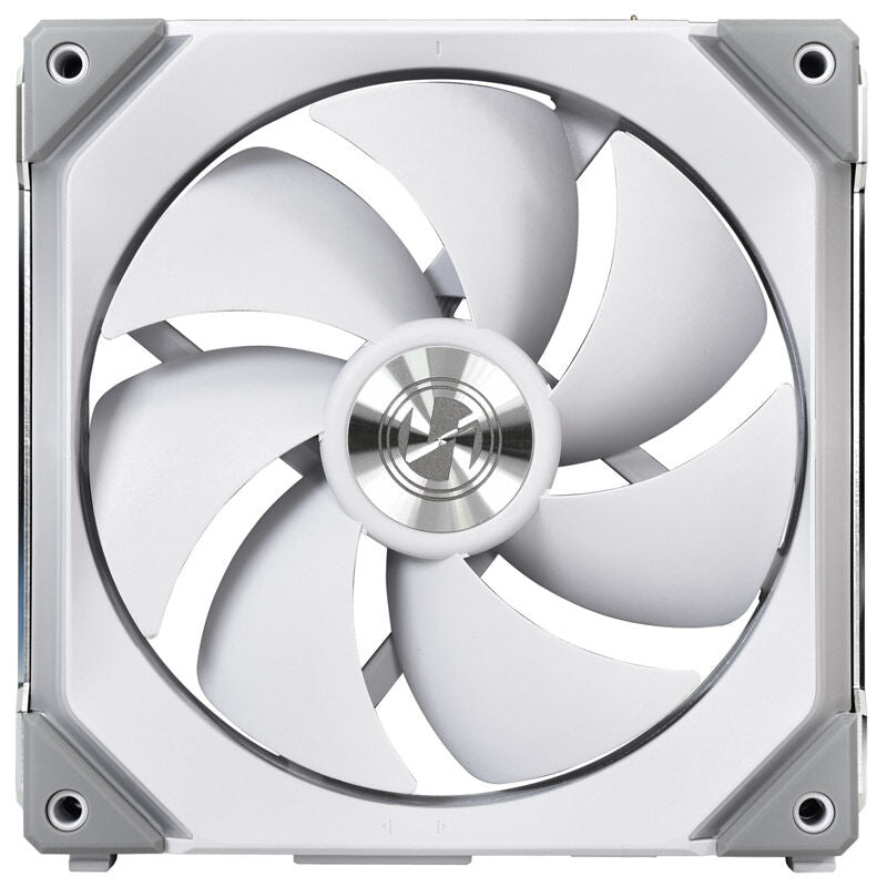 Detaljbilde av Lian Li UNI FAN SL140 ARGB PWM vifte 2-pack hvit