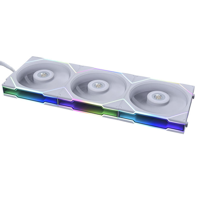 Lian Li UNI FAN TL 120 mm vifte 3-pakk RGB hvit forfra