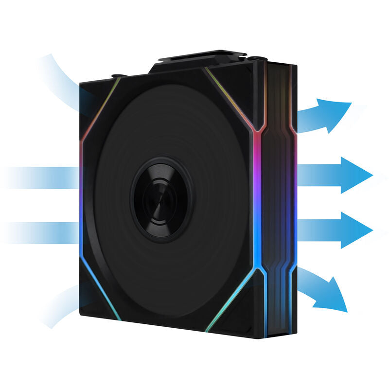 Lian Li UNI FAN TL Wireless 120 mm ARGB vifte sideprofil