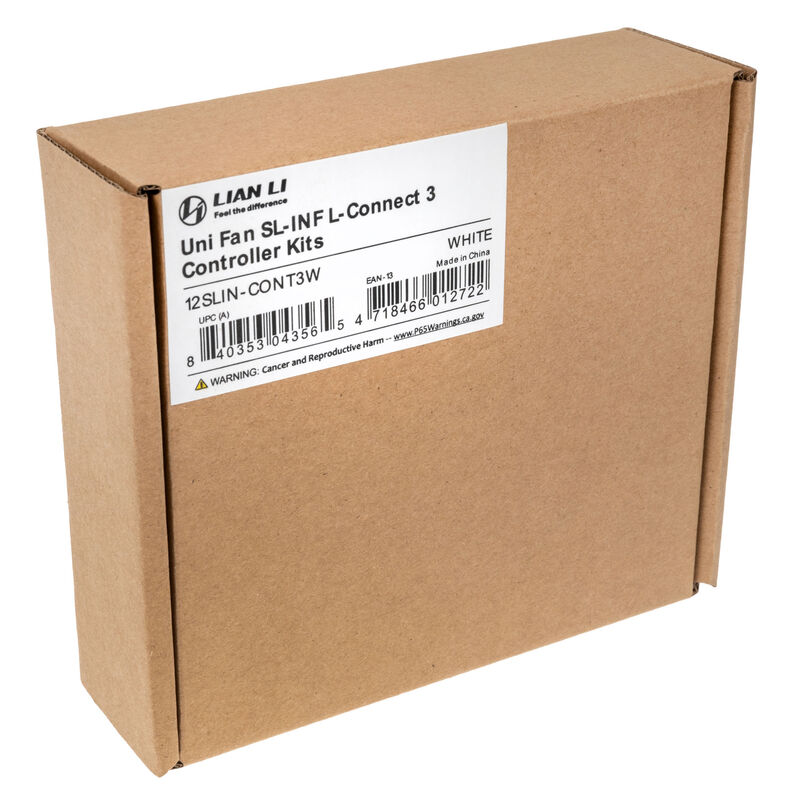 Lian Li UNI HUB SL-INF kontroller L-Connect 3 svart oversiktstilkoblinger