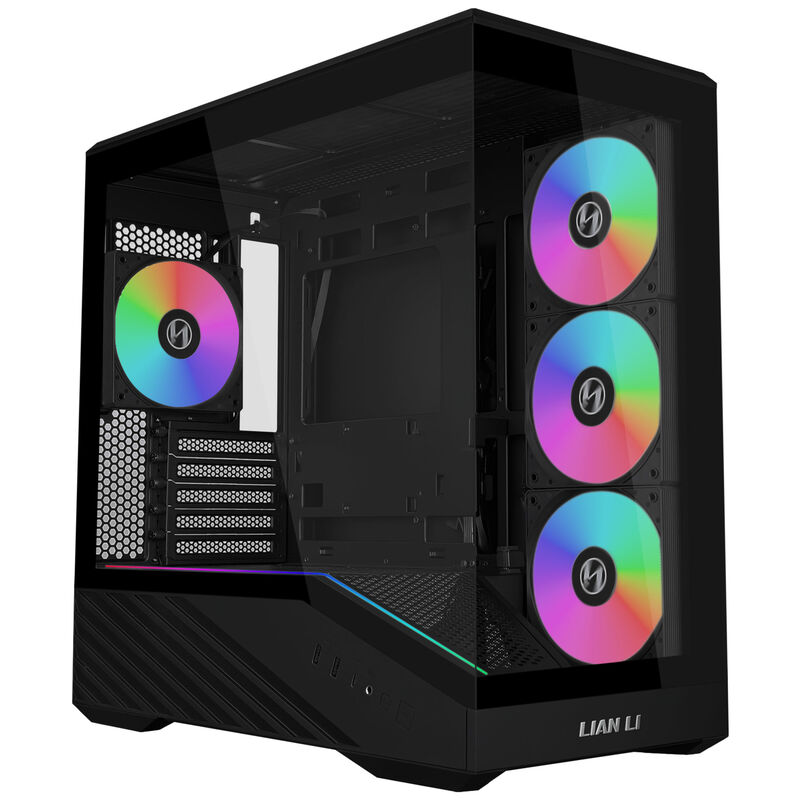 Lian Li VECTOR V100 MINI kabinett Micro-ATX herdet glass svart forfra