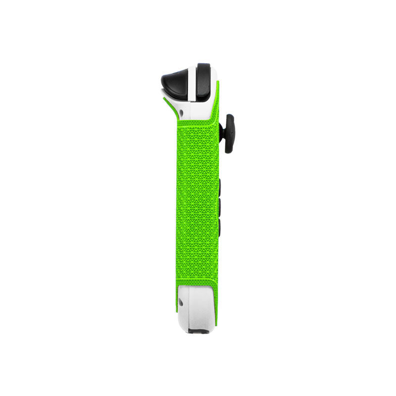 Lizard Skins Switch Joy-Con grip Emerald Green montert på Switch Joy-Con