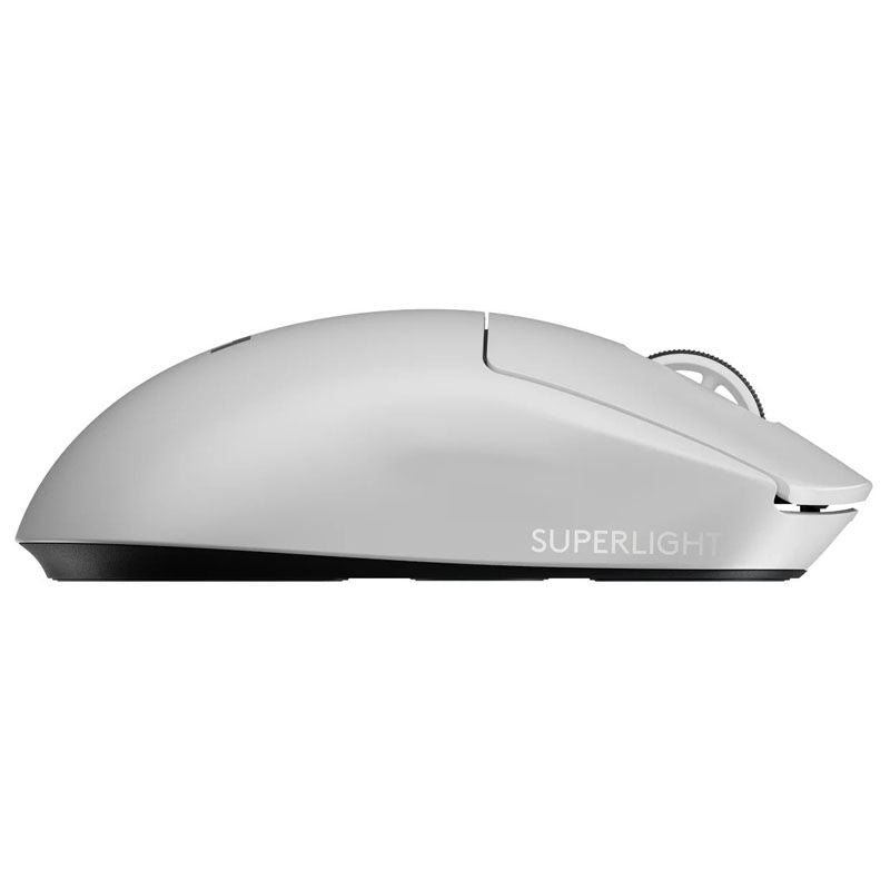 Logitech G Pro X Superlight 2 trådløs gamingmus montert på skrivebord