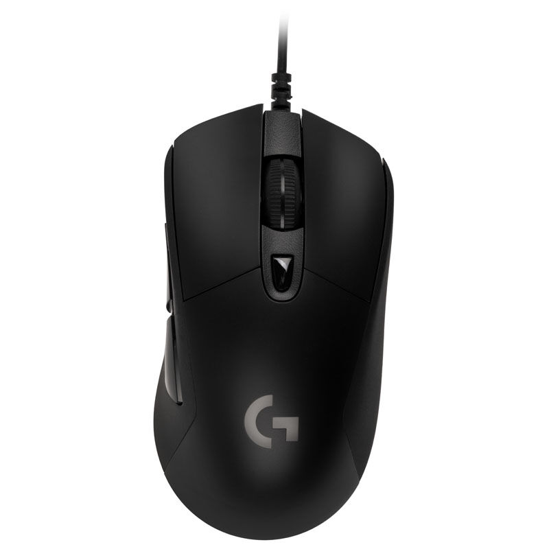 Logitech G403 Hero gamingmus kablet 16K DPI RGB svart bakside
