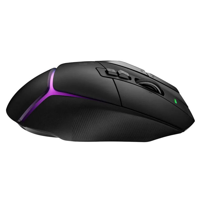 Logitech G502 X PLUS trådløs gamingmus 25K DPI RGB hvit detalj av undersiden