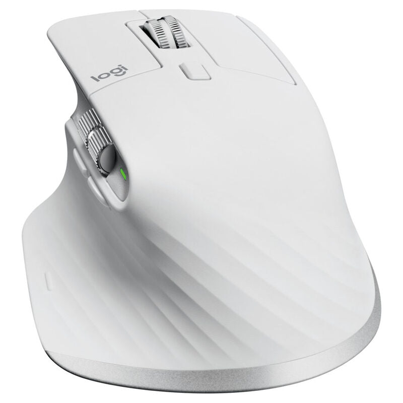 Logitech MX Master 3S trådløs mus Logi Bolt Bluetooth lysegrå forfra