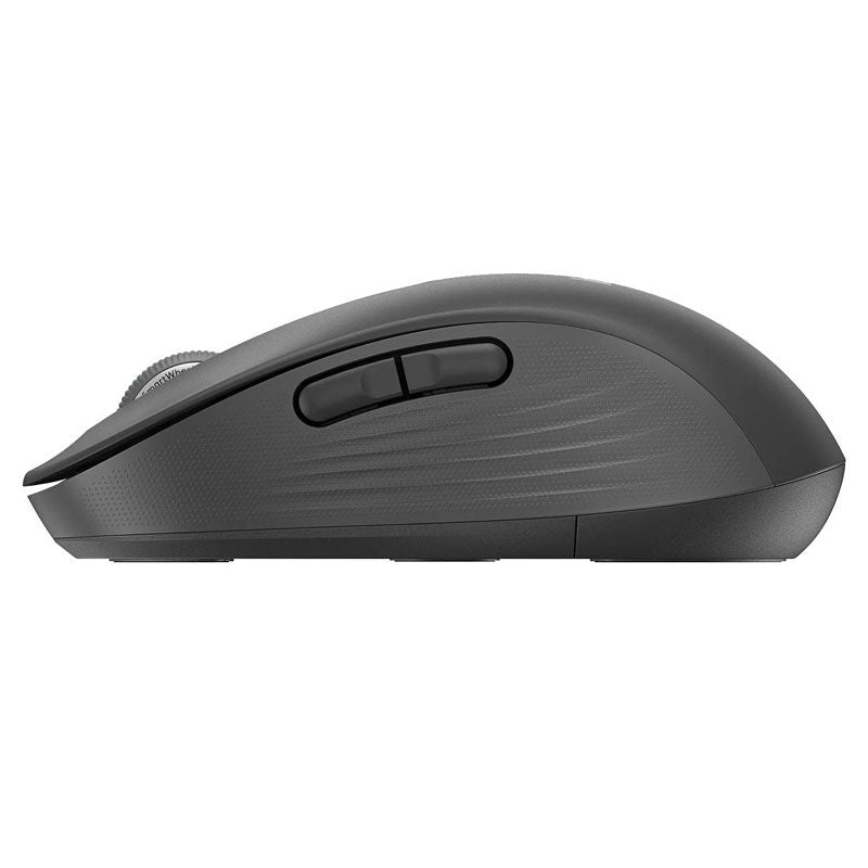 Logitech Signature M650L trådløs mus montert på skrivebord