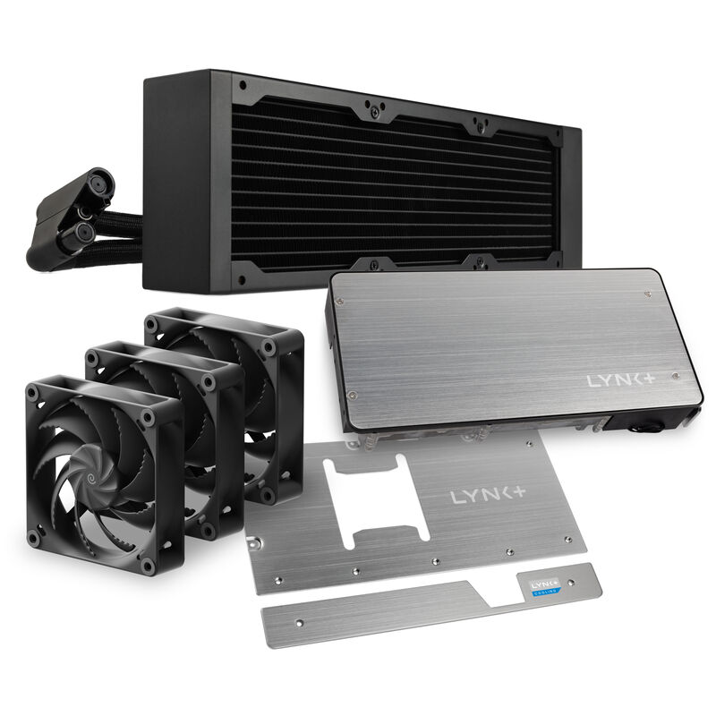 LYNK+ RTX 5090 vannkjøling Upgrade Kit for Palit forfra