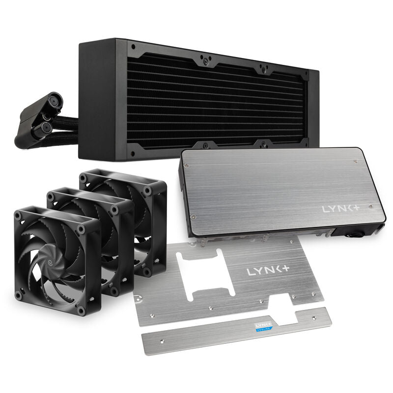 LYNK+ RTX 5090 vannkjøling upgrade kit Zotac forfra