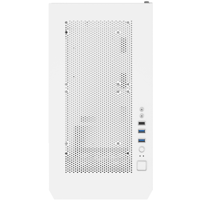 Montech AIR 100 LITE kabinett midtårn Micro-ATX herdet glass svart montert med komponenter