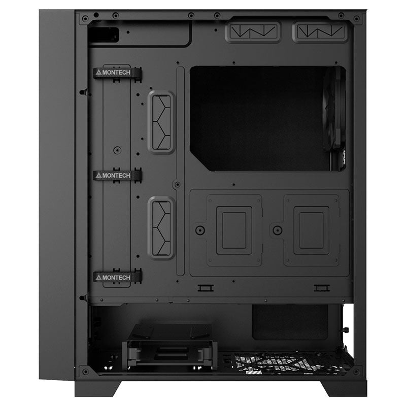 Montech AIR 1000 Silent kabinett I/O-panel øverst
