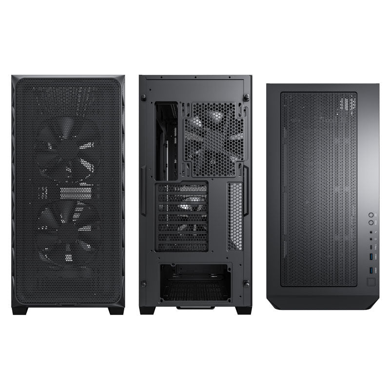Montech AIR 903 Base kabinett midtårn E-ATX herdet glass svart bakside