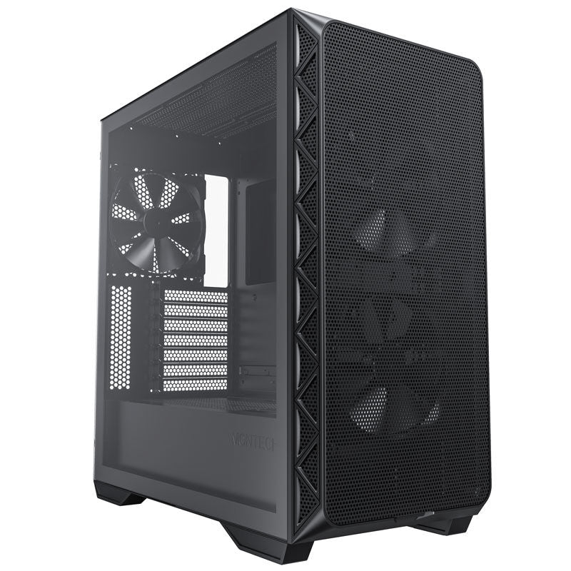 Montech AIR 903 Base kabinett midtårn E-ATX herdet glass svart forfra