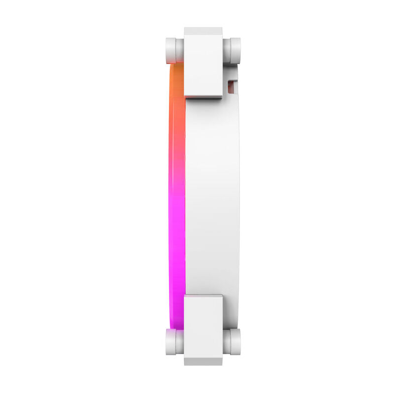 Montech AX120 PWM ARGB vifte 3-pakk 120 mm hvit detalj av blader