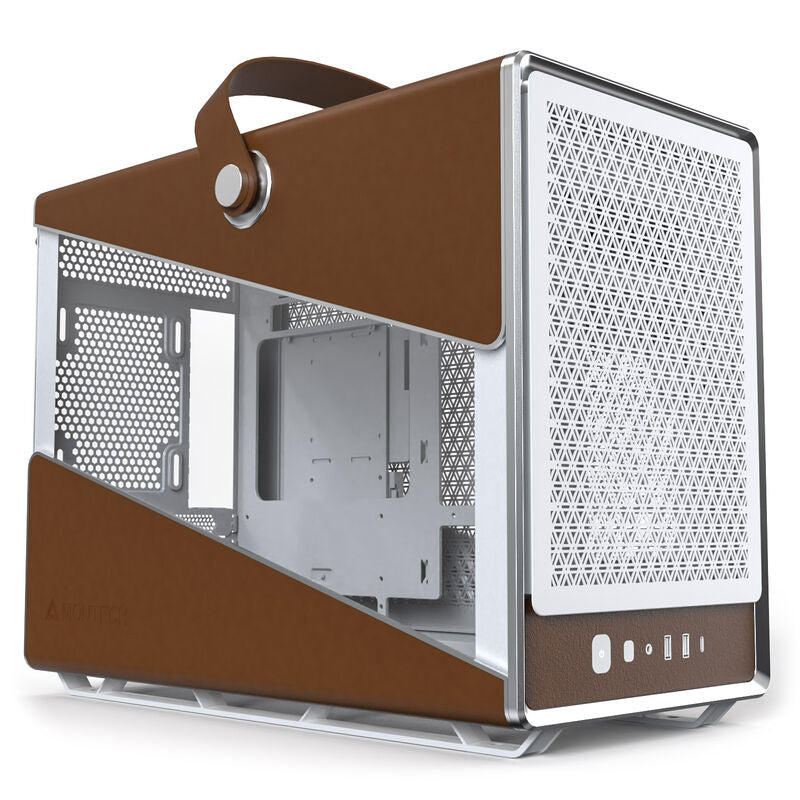 Montech HERITAGE kabinett midtårn Micro-ATX hvit bakside